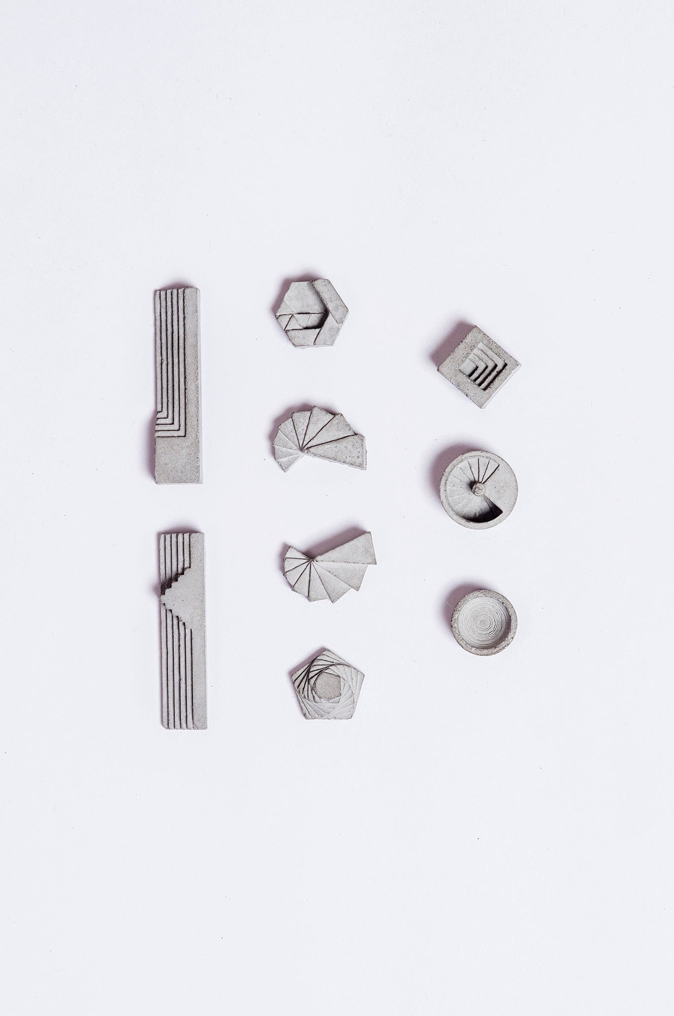 ELEMENTS Concrete Earring Collection by Material Immaterial Studio