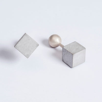 Elements Concrete Cufflinks #2 By Material Immaterial Studio