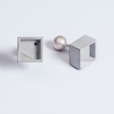 Elements Concrete Cufflinks #3 By Material Immaterial Studio