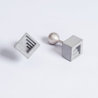 Elements Concrete Cufflinks #4 By Material Immaterial Studio