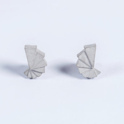 Elements Concrete Earrings #1 By Material Immaterial Studio