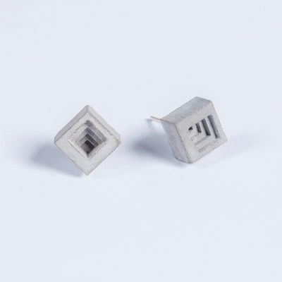 Elements Concrete Earrings #6 By Material Immaterial Studio